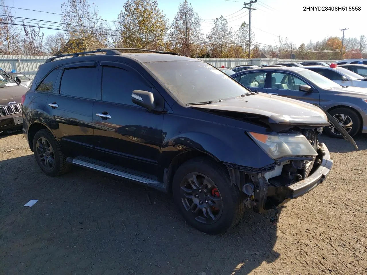 2008 Acura Mdx Technology VIN: 2HNYD28408H515558 Lot: 79257414