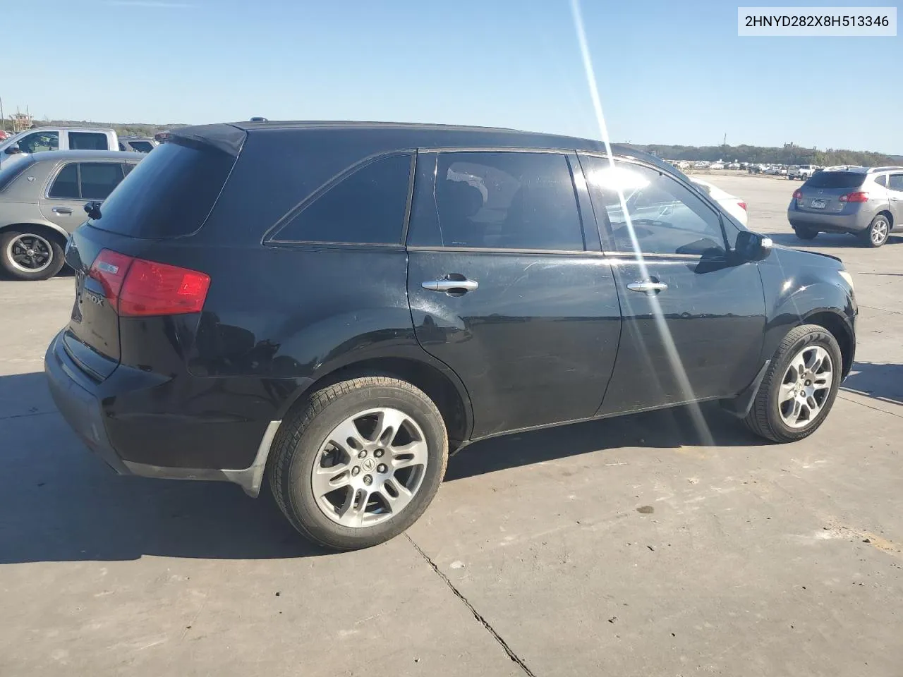 2008 Acura Mdx VIN: 2HNYD282X8H513346 Lot: 80671504