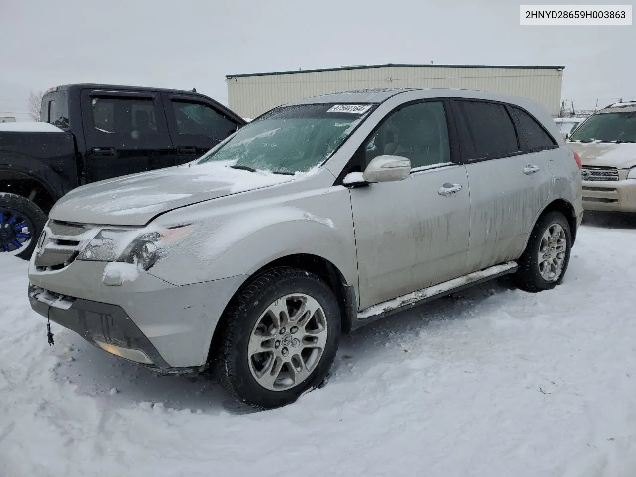 2009 Acura Mdx Technology VIN: 2HNYD28659H003863 Lot: 47594164