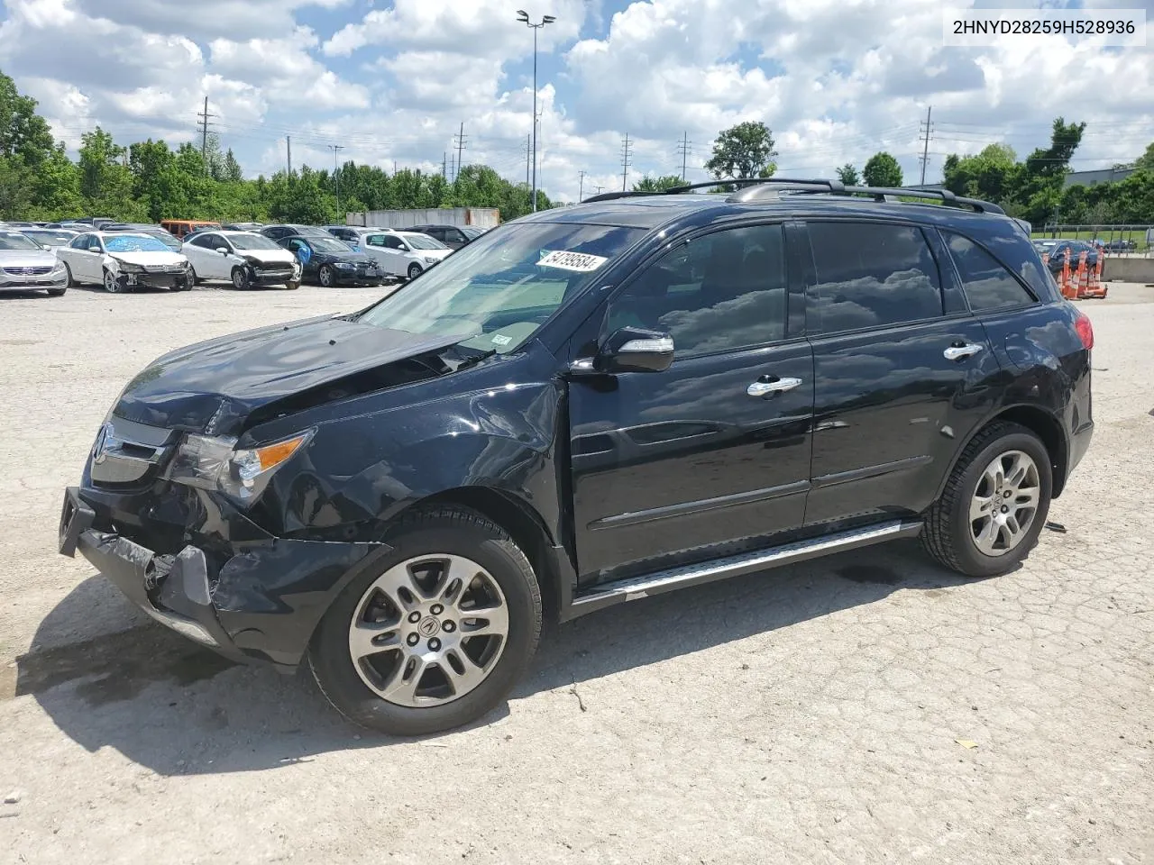 2009 Acura Mdx VIN: 2HNYD28259H528936 Lot: 54799584