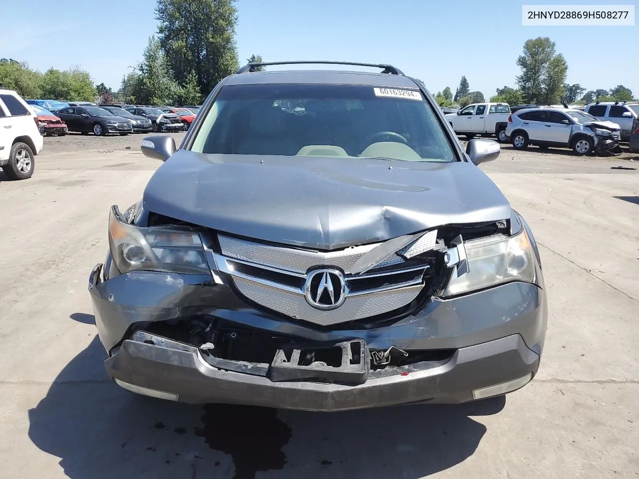 2009 Acura Mdx Sport VIN: 2HNYD28869H508277 Lot: 60163294