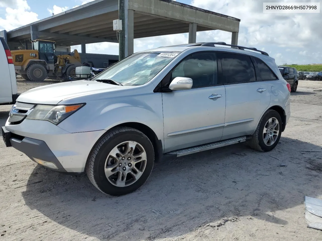 2009 Acura Mdx Technology VIN: 2HNYD28669H507998 Lot: 63083364