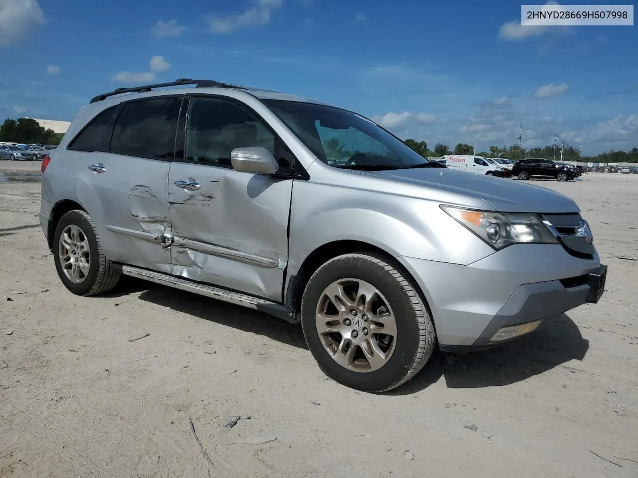 2009 Acura Mdx Technology VIN: 2HNYD28669H507998 Lot: 63083364