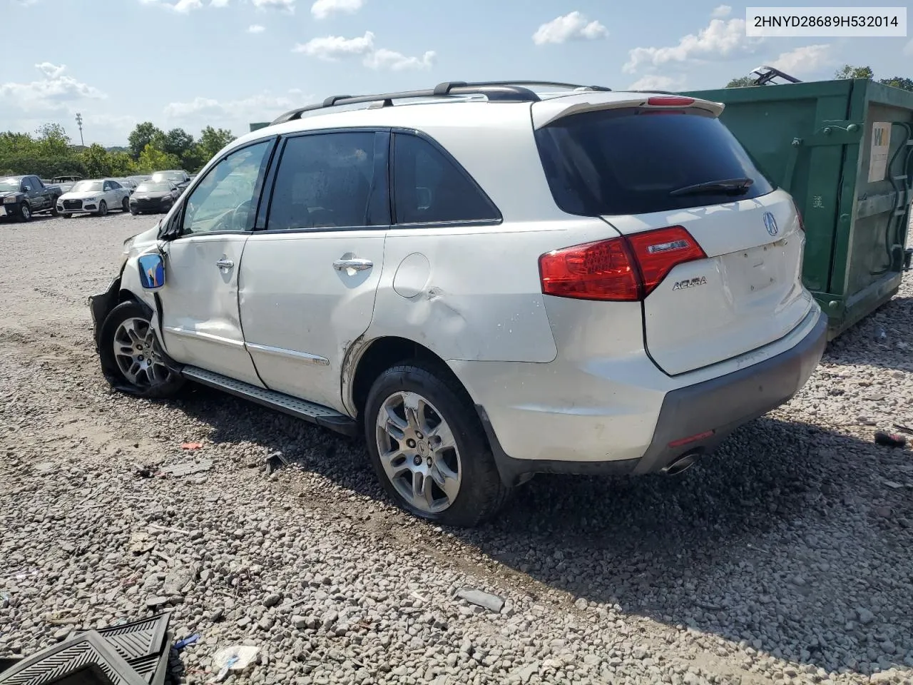 2009 Acura Mdx Technology VIN: 2HNYD28689H532014 Lot: 66492764