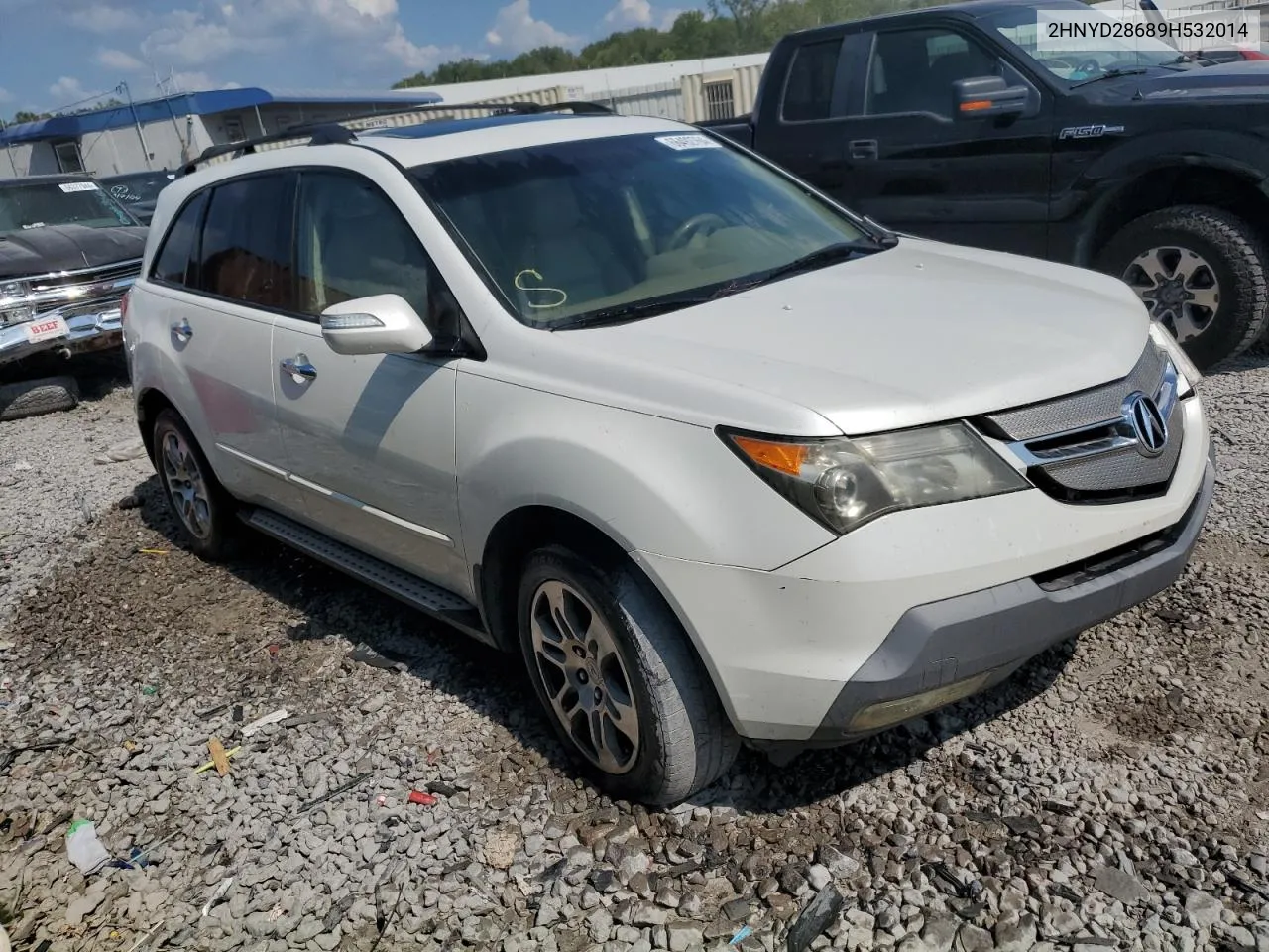 2009 Acura Mdx Technology VIN: 2HNYD28689H532014 Lot: 66492764