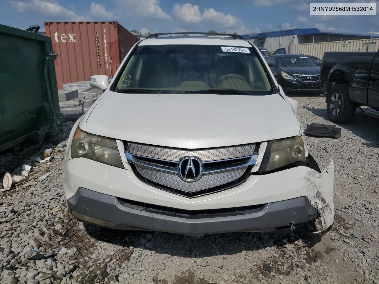 2009 Acura Mdx Technology VIN: 2HNYD28689H532014 Lot: 66492764