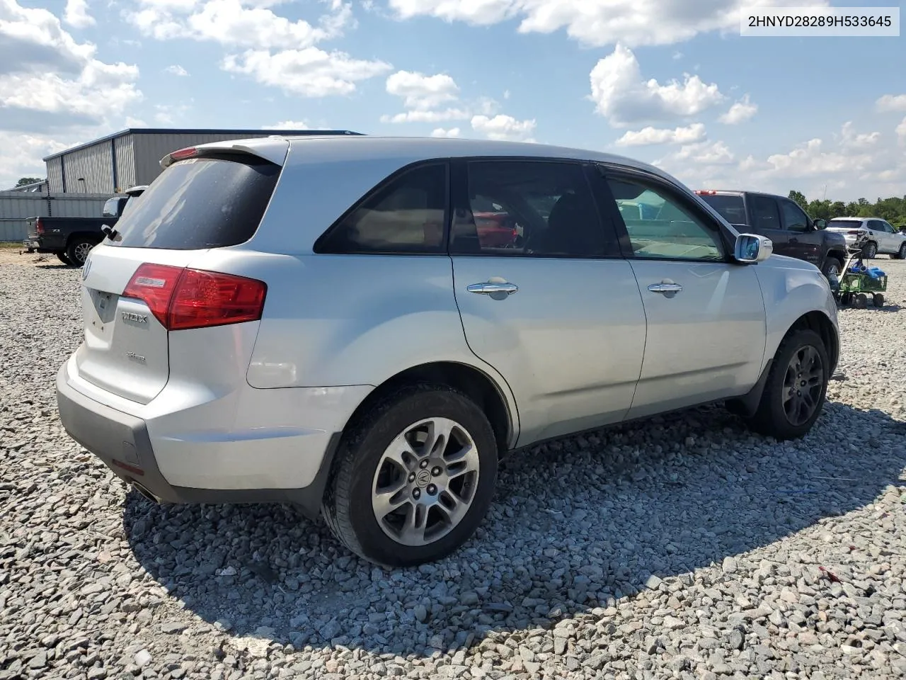 2009 Acura Mdx VIN: 2HNYD28289H533645 Lot: 67738064