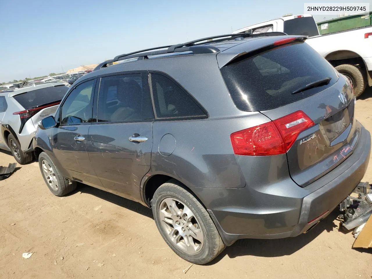 2009 Acura Mdx VIN: 2HNYD28229H509745 Lot: 68739284