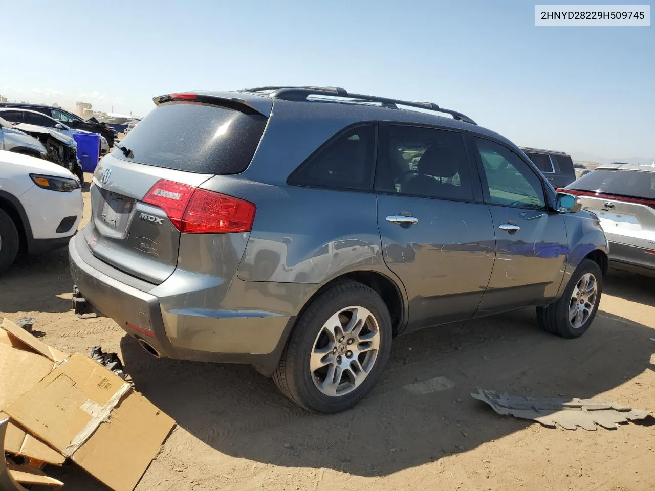 2009 Acura Mdx VIN: 2HNYD28229H509745 Lot: 68739284