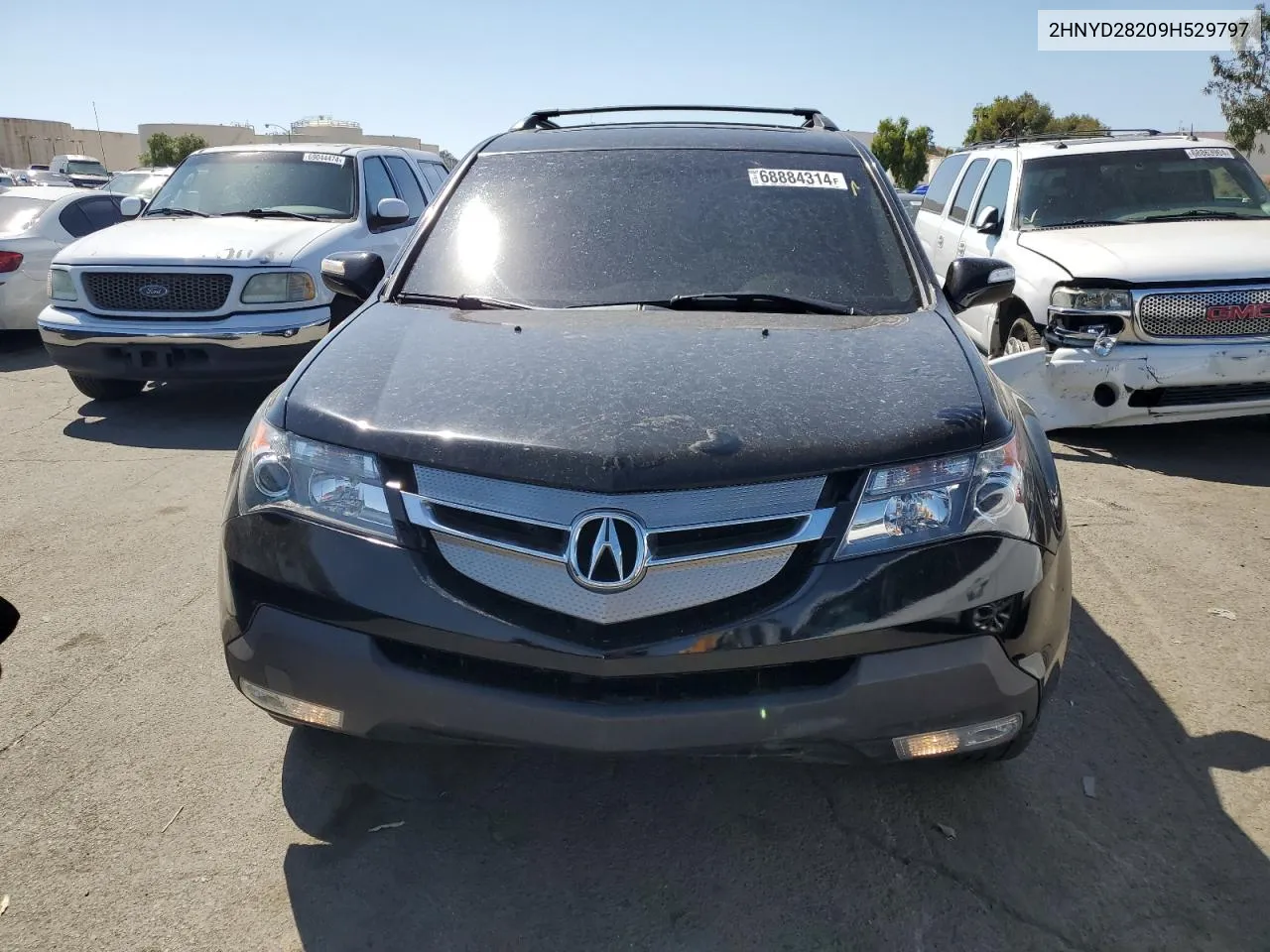 2009 Acura Mdx VIN: 2HNYD28209H529797 Lot: 68884314