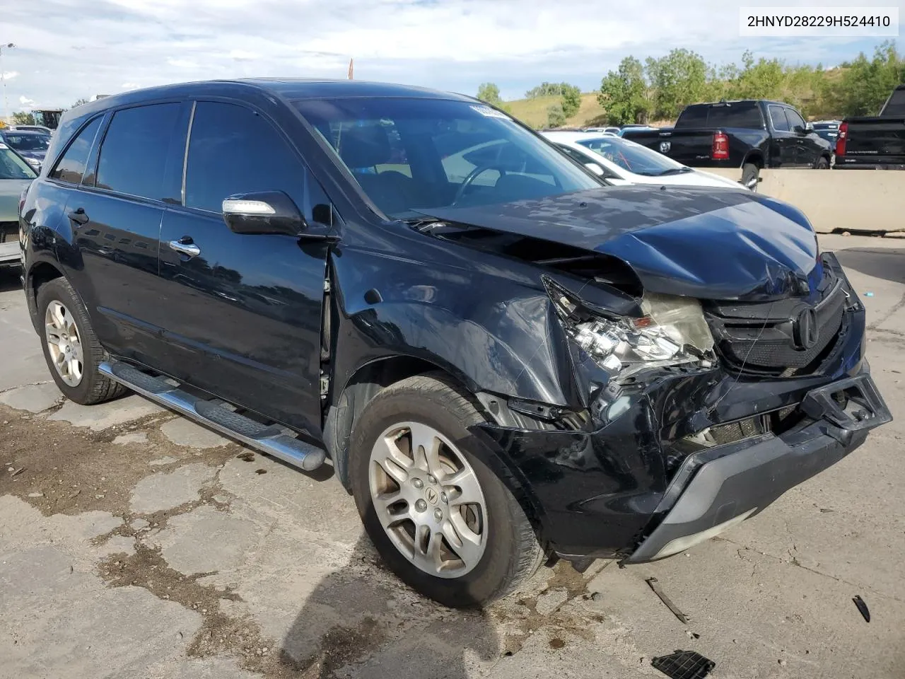 2009 Acura Mdx VIN: 2HNYD28229H524410 Lot: 69078514