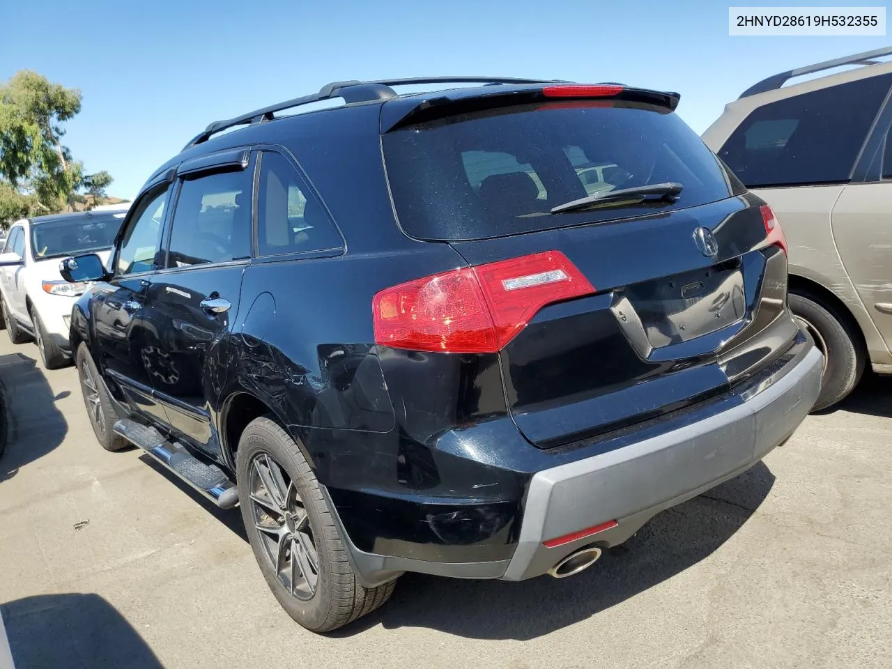 2009 Acura Mdx Technology VIN: 2HNYD28619H532355 Lot: 69090254