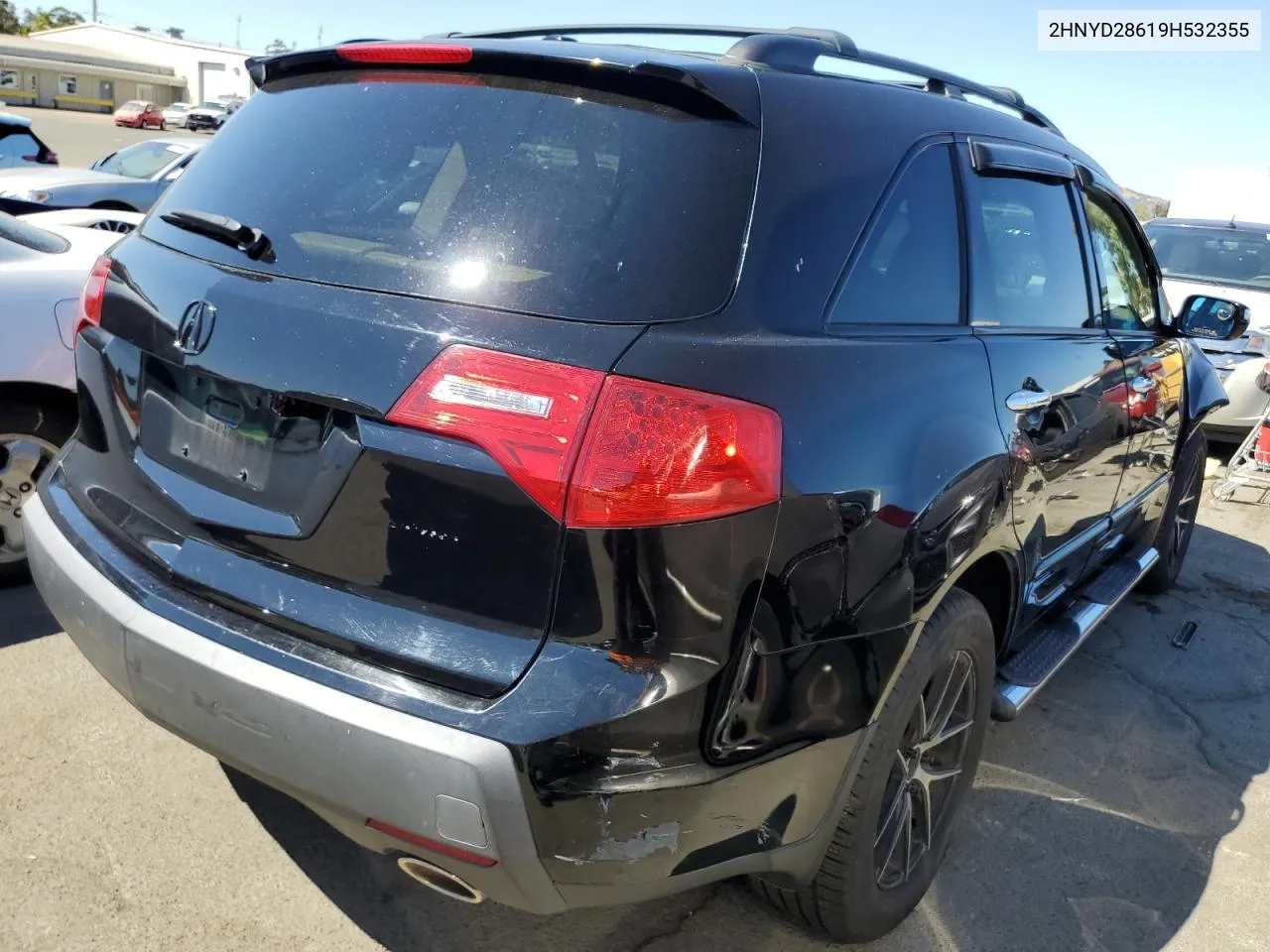 2009 Acura Mdx Technology VIN: 2HNYD28619H532355 Lot: 69090254