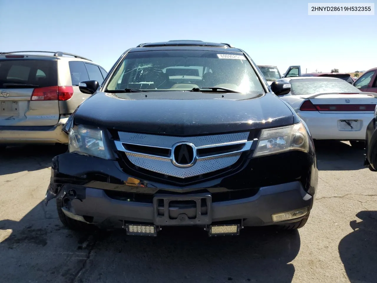 2009 Acura Mdx Technology VIN: 2HNYD28619H532355 Lot: 69090254