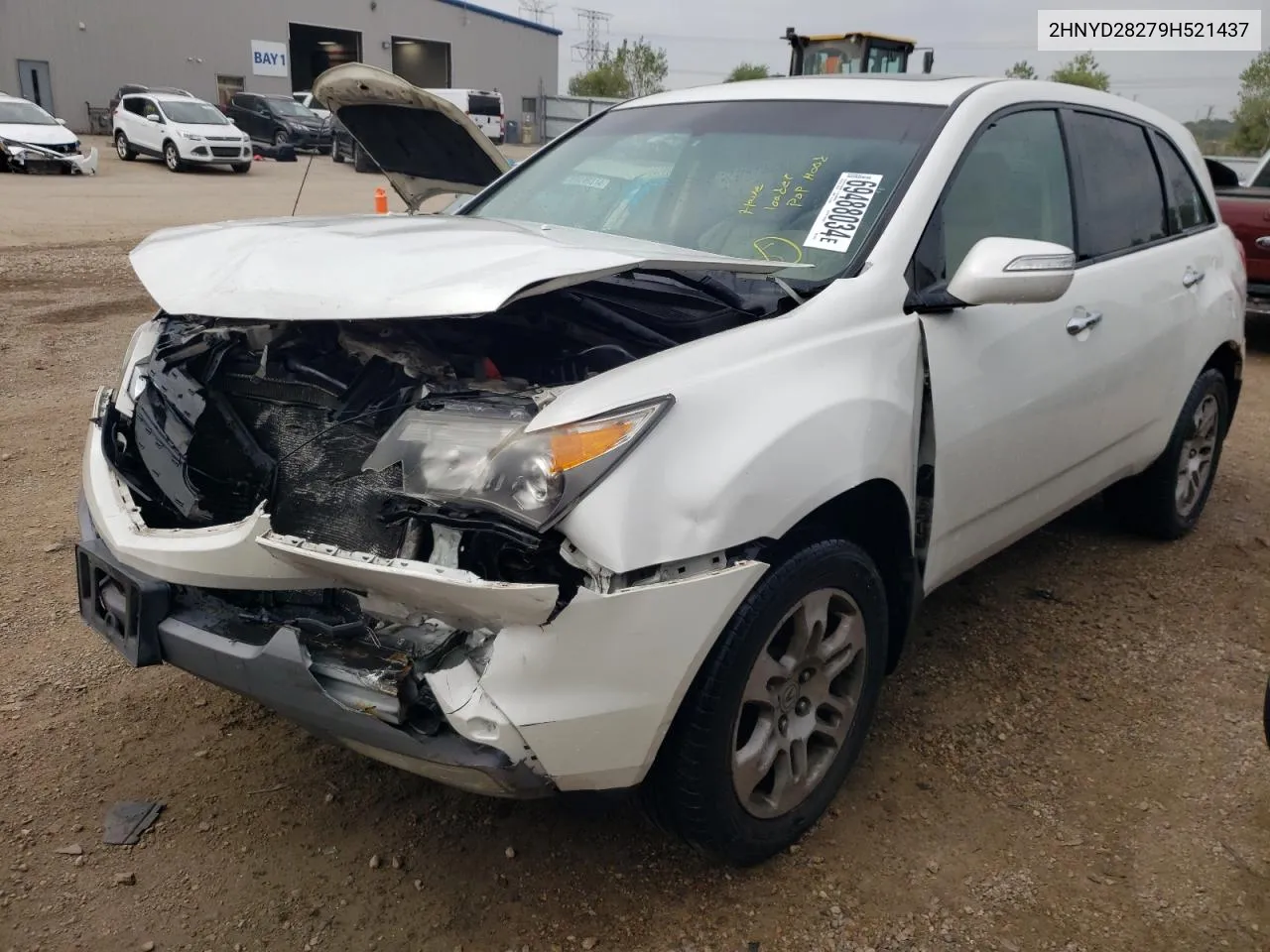 2009 Acura Mdx VIN: 2HNYD28279H521437 Lot: 69488034