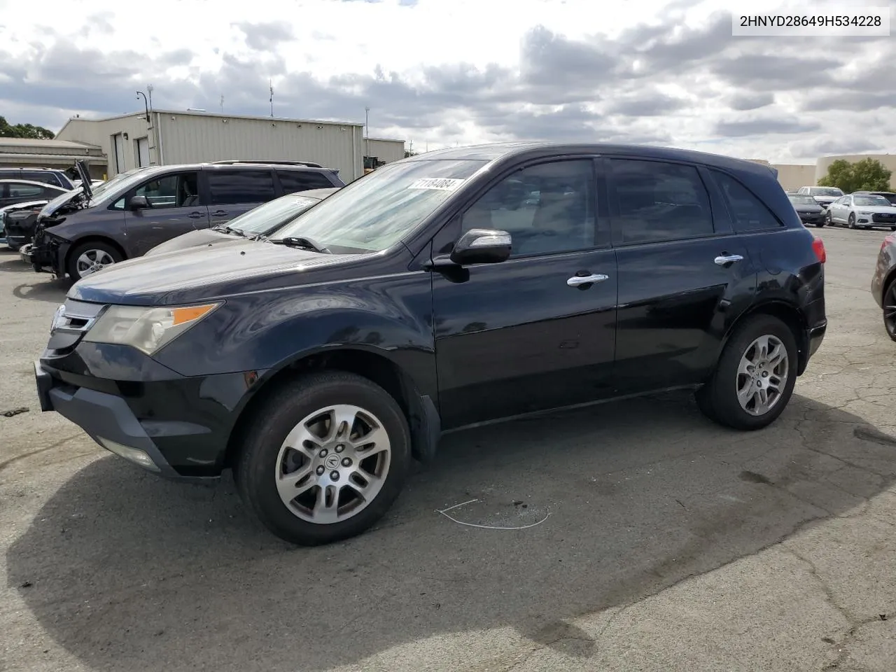 2009 Acura Mdx Technology VIN: 2HNYD28649H534228 Lot: 71184084