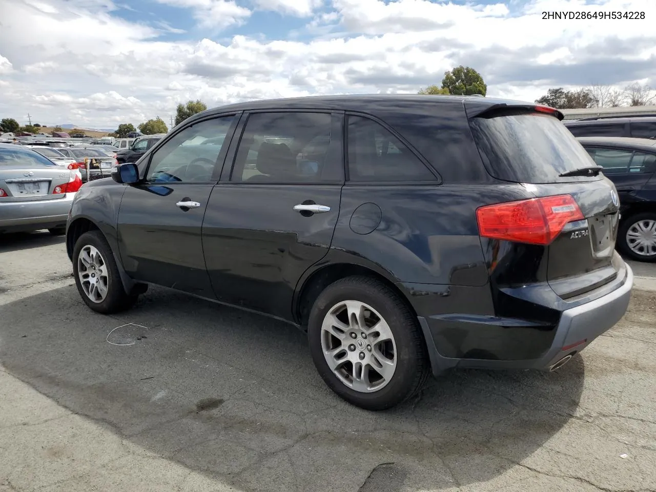 2009 Acura Mdx Technology VIN: 2HNYD28649H534228 Lot: 71184084