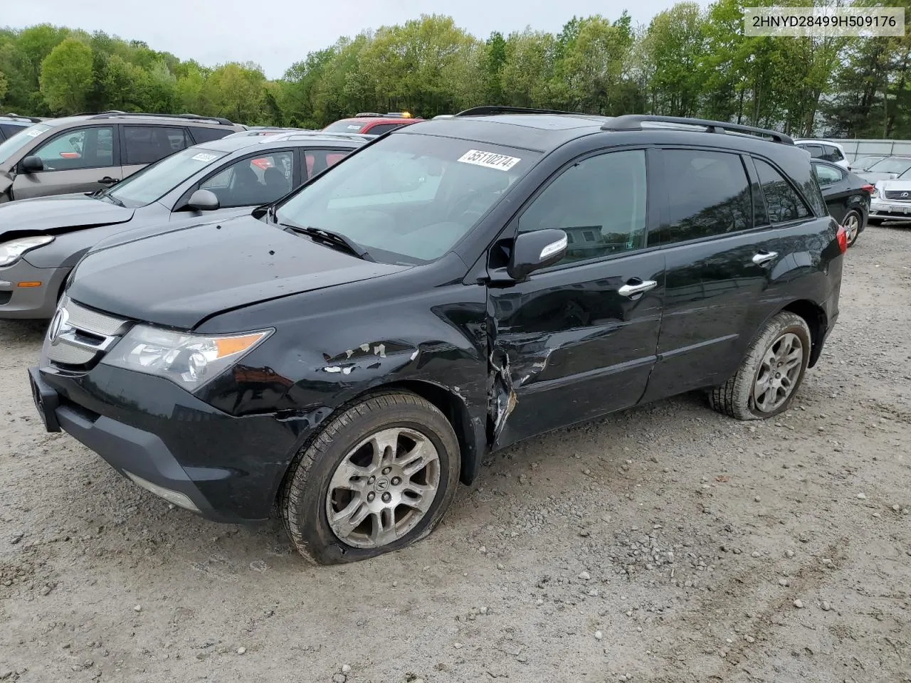 2009 Acura Mdx Technology VIN: 2HNYD28499H509176 Lot: 71473854