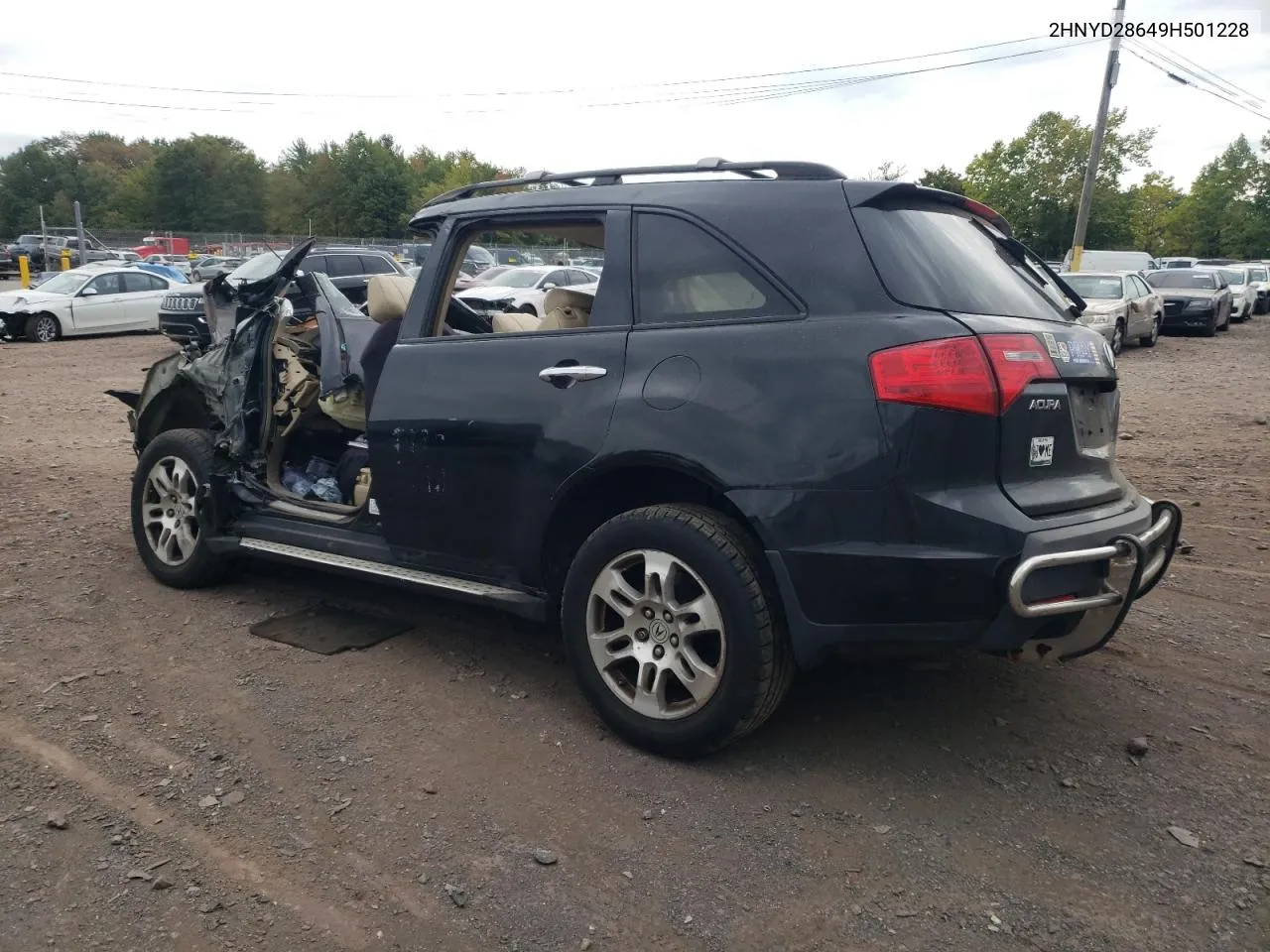 2009 Acura Mdx Technology VIN: 2HNYD28649H501228 Lot: 71597684