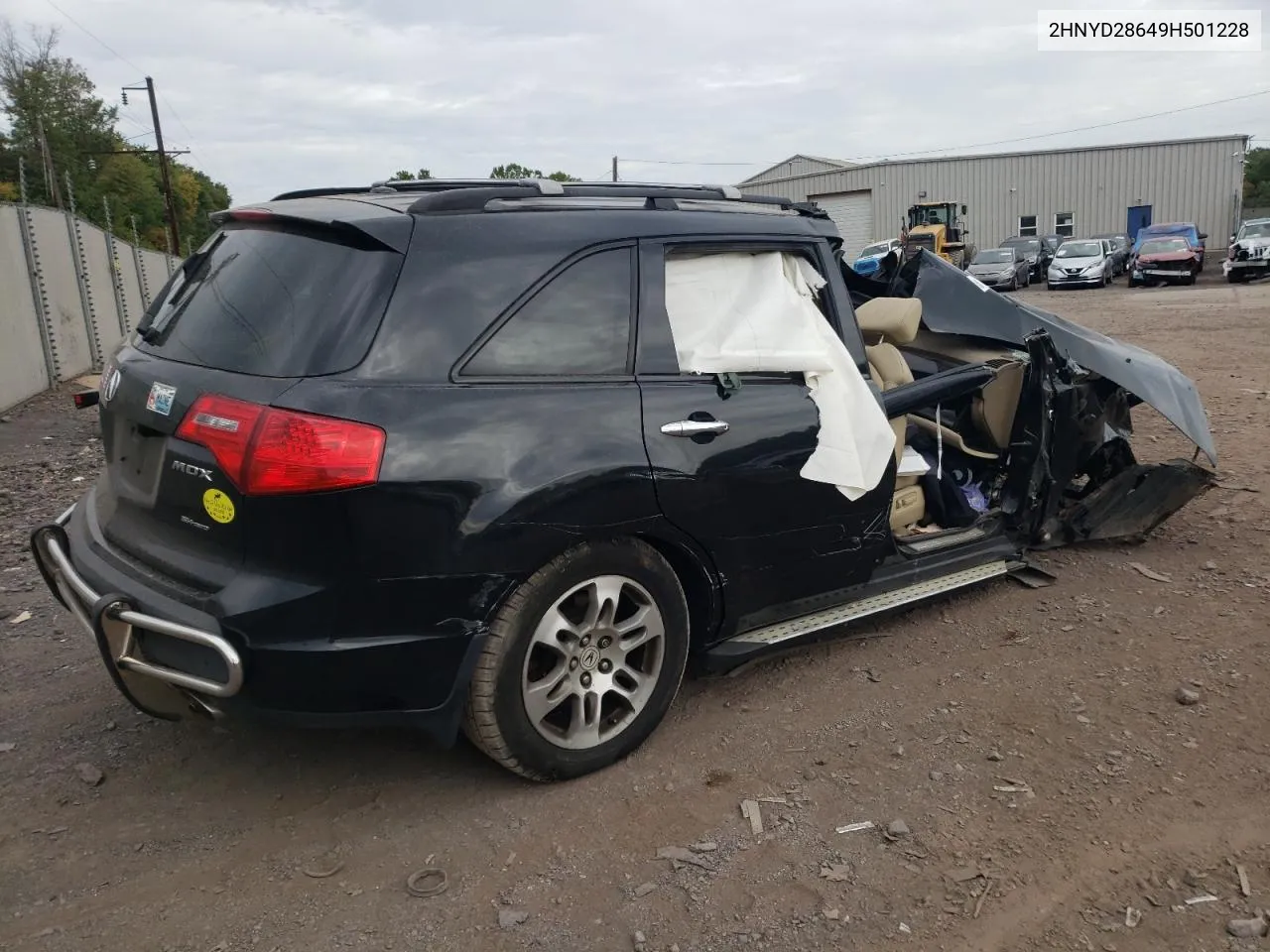 2009 Acura Mdx Technology VIN: 2HNYD28649H501228 Lot: 71597684