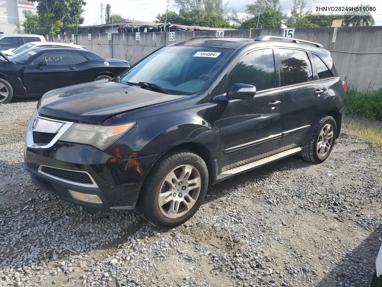 2009 Acura Mdx VIN: 2HNYD28249H519080 Lot: 71844964