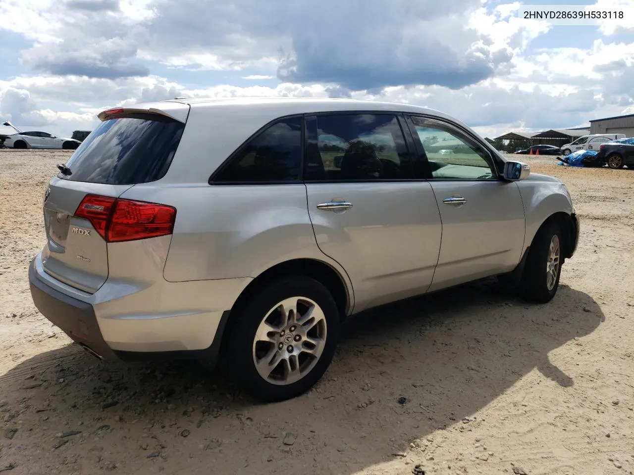 2009 Acura Mdx Technology VIN: 2HNYD28639H533118 Lot: 72068314