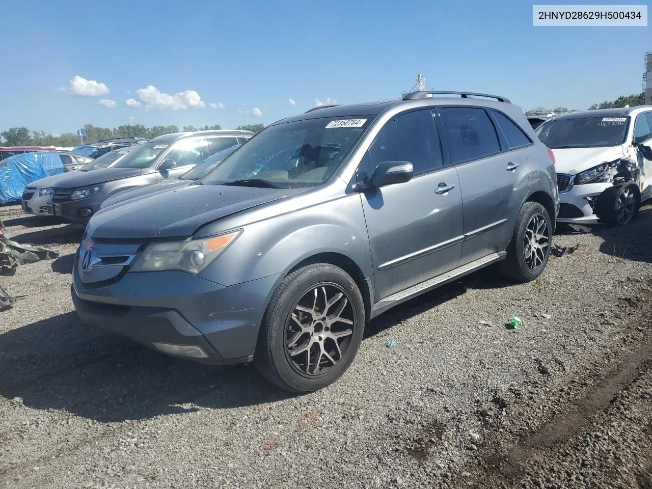 2009 Acura Mdx Technology VIN: 2HNYD28629H500434 Lot: 72350764