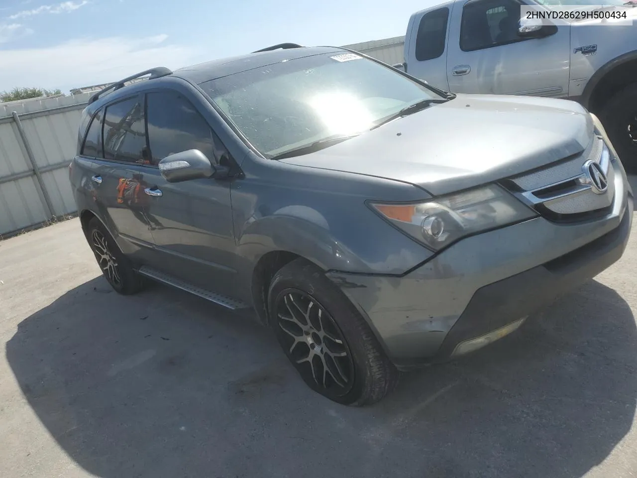 2009 Acura Mdx Technology VIN: 2HNYD28629H500434 Lot: 72350764