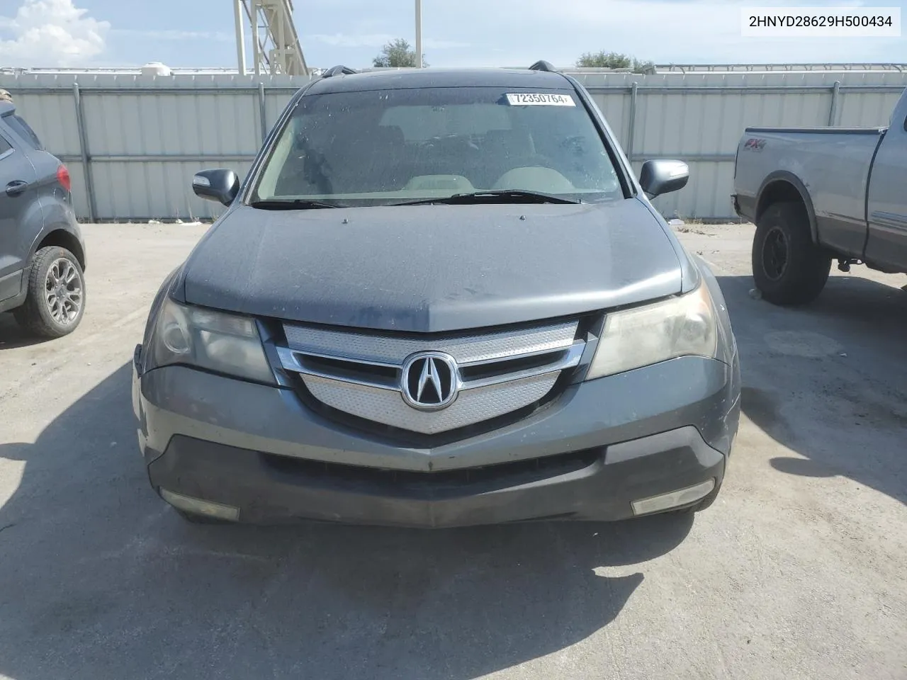 2009 Acura Mdx Technology VIN: 2HNYD28629H500434 Lot: 72350764