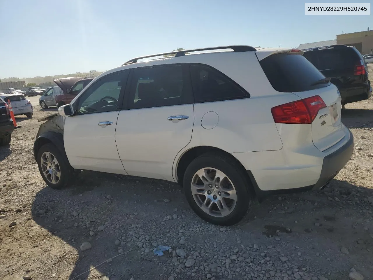 2009 Acura Mdx VIN: 2HNYD28229H520745 Lot: 72999694