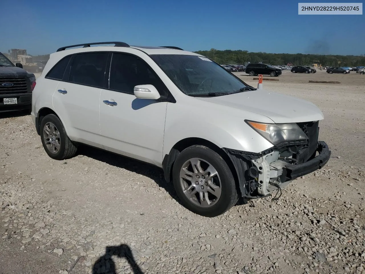 2009 Acura Mdx VIN: 2HNYD28229H520745 Lot: 72999694