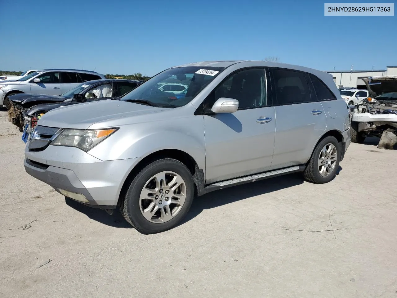 2009 Acura Mdx Technology VIN: 2HNYD28629H517363 Lot: 73164264