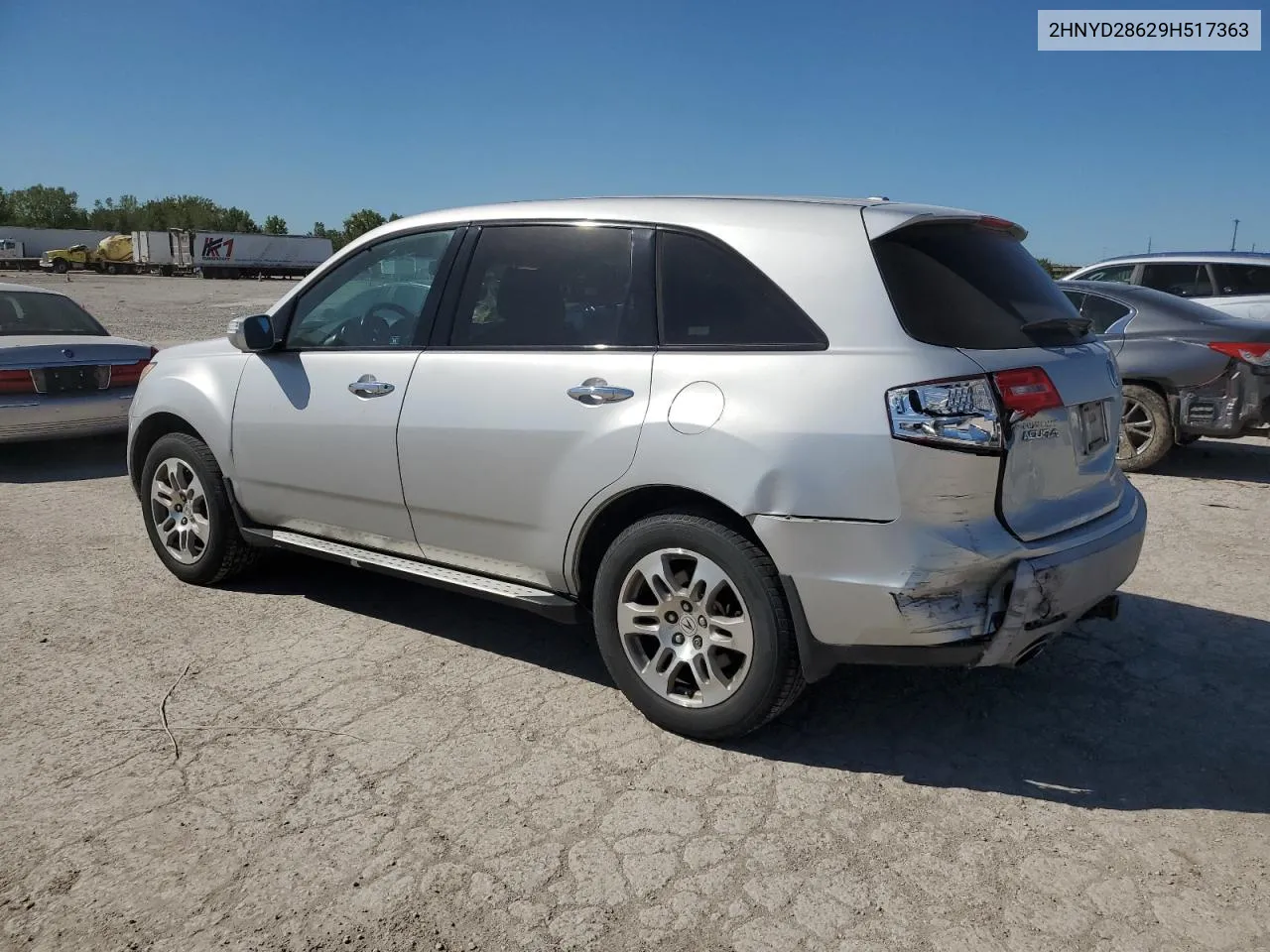 2009 Acura Mdx Technology VIN: 2HNYD28629H517363 Lot: 73164264