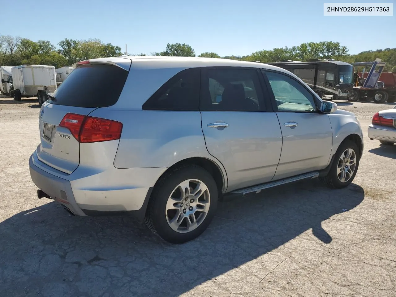 2009 Acura Mdx Technology VIN: 2HNYD28629H517363 Lot: 73164264