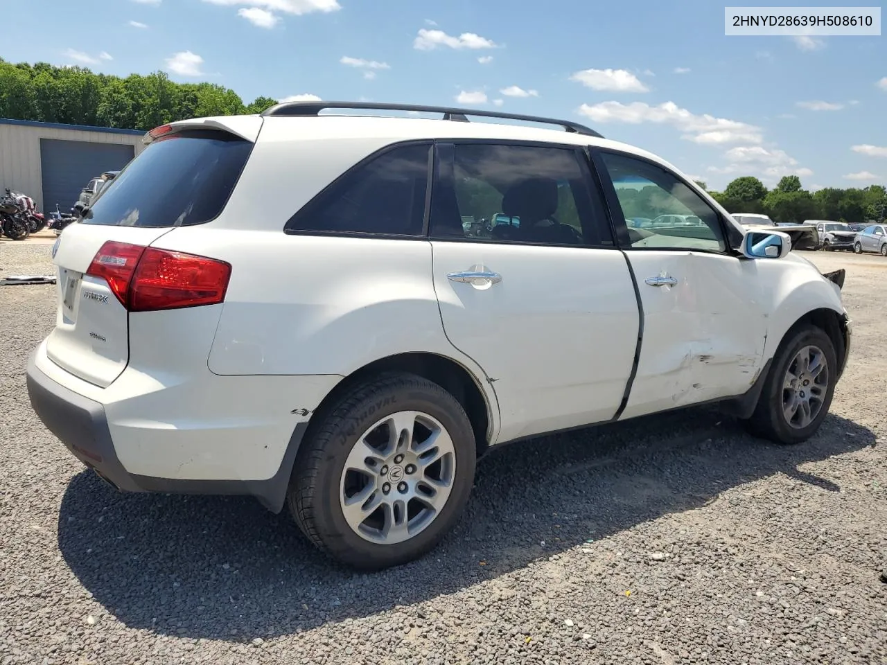 2009 Acura Mdx Technology VIN: 2HNYD28639H508610 Lot: 73715714