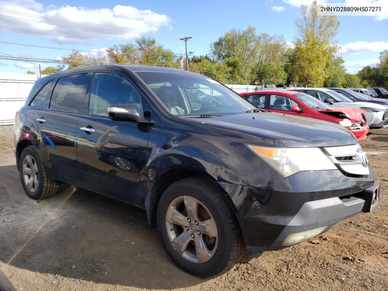 2009 Acura Mdx Sport VIN: 2HNYD28809H507271 Lot: 73845224