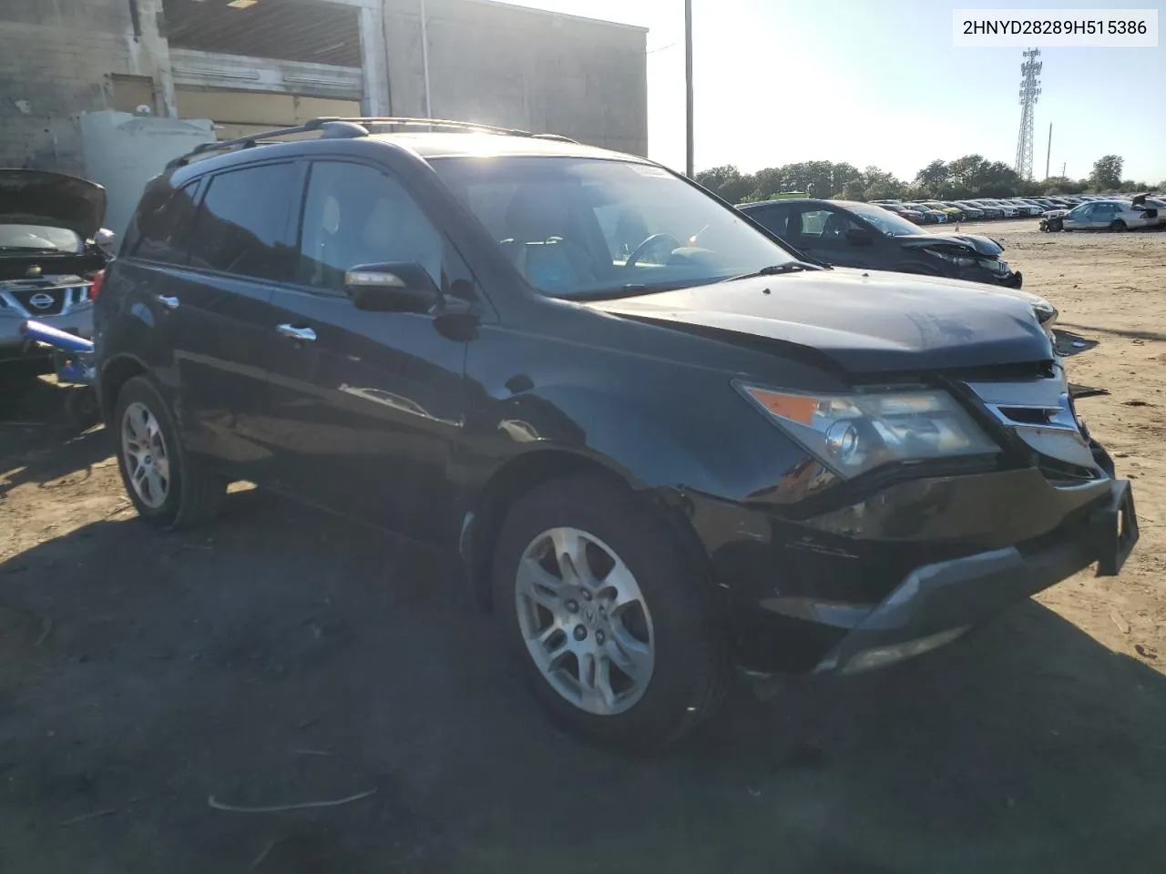 2009 Acura Mdx VIN: 2HNYD28289H515386 Lot: 75505544