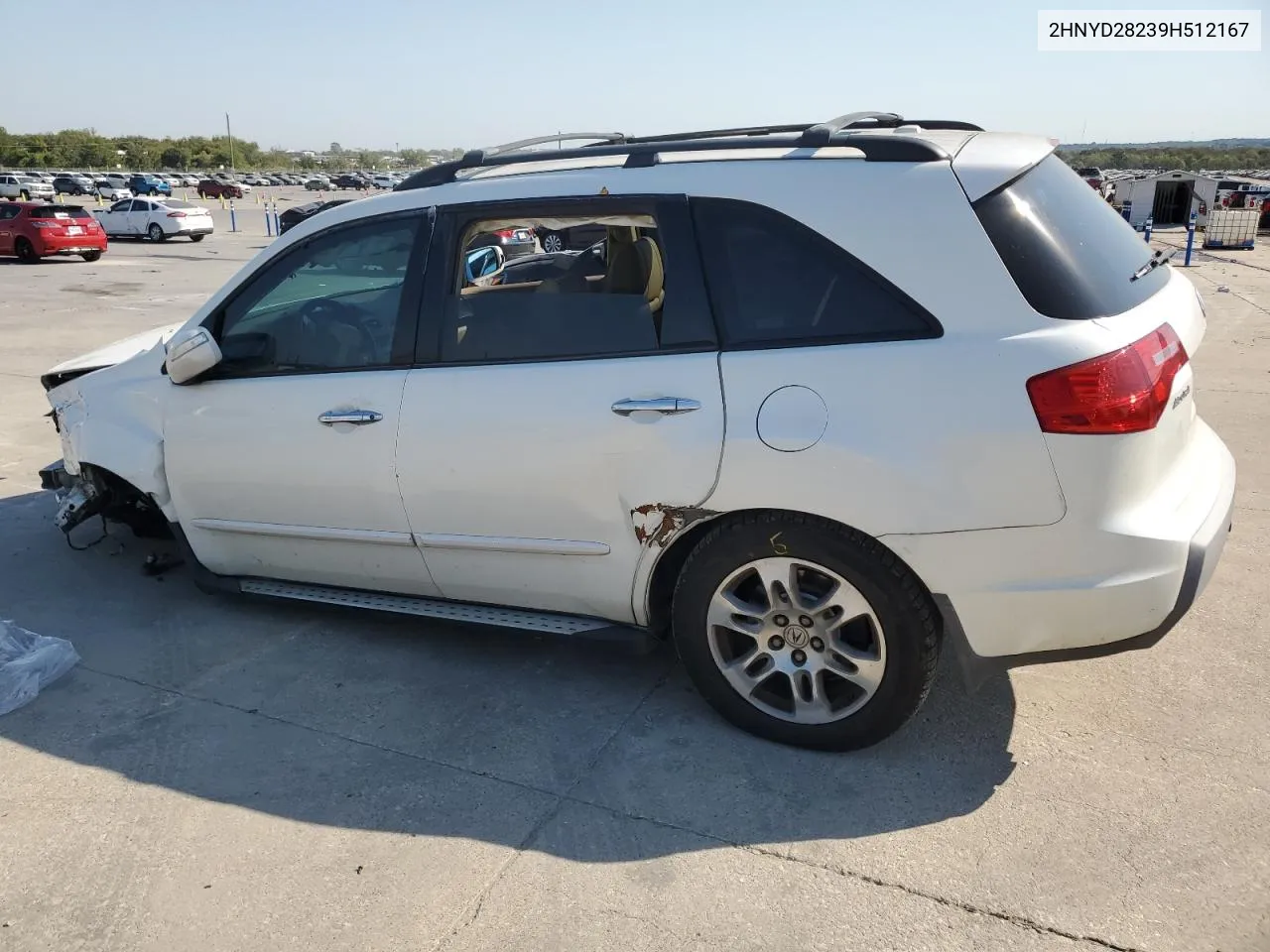 2009 Acura Mdx VIN: 2HNYD28239H512167 Lot: 75545584