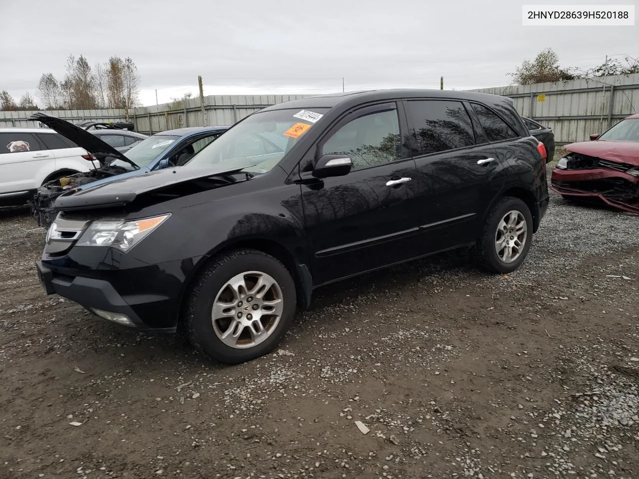 2009 Acura Mdx Technology VIN: 2HNYD28639H520188 Lot: 76319444