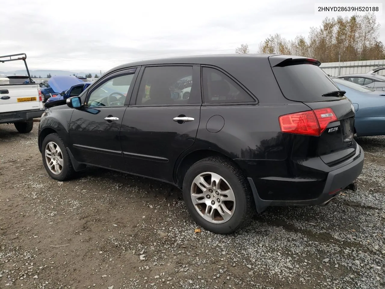 2009 Acura Mdx Technology VIN: 2HNYD28639H520188 Lot: 76319444