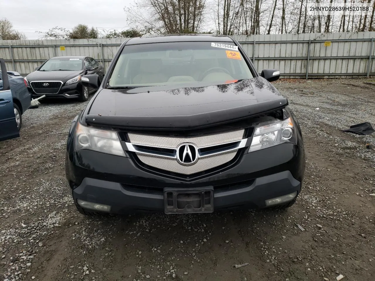 2009 Acura Mdx Technology VIN: 2HNYD28639H520188 Lot: 76319444