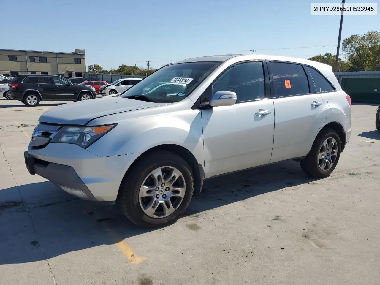 2009 Acura Mdx Technology VIN: 2HNYD28659H533945 Lot: 76547264