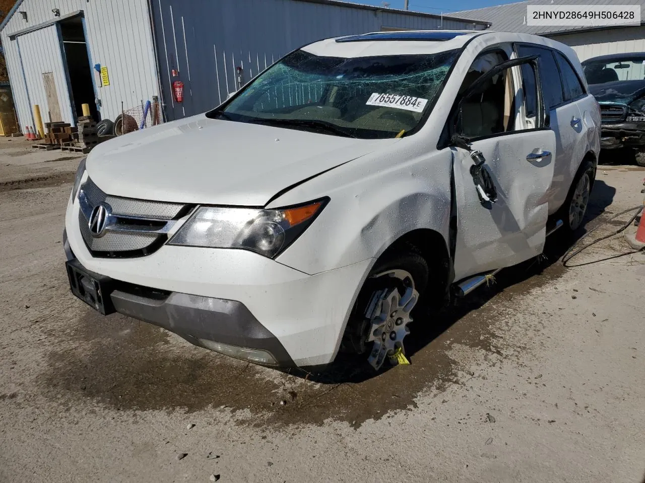 2009 Acura Mdx Technology VIN: 2HNYD28649H506428 Lot: 76557884