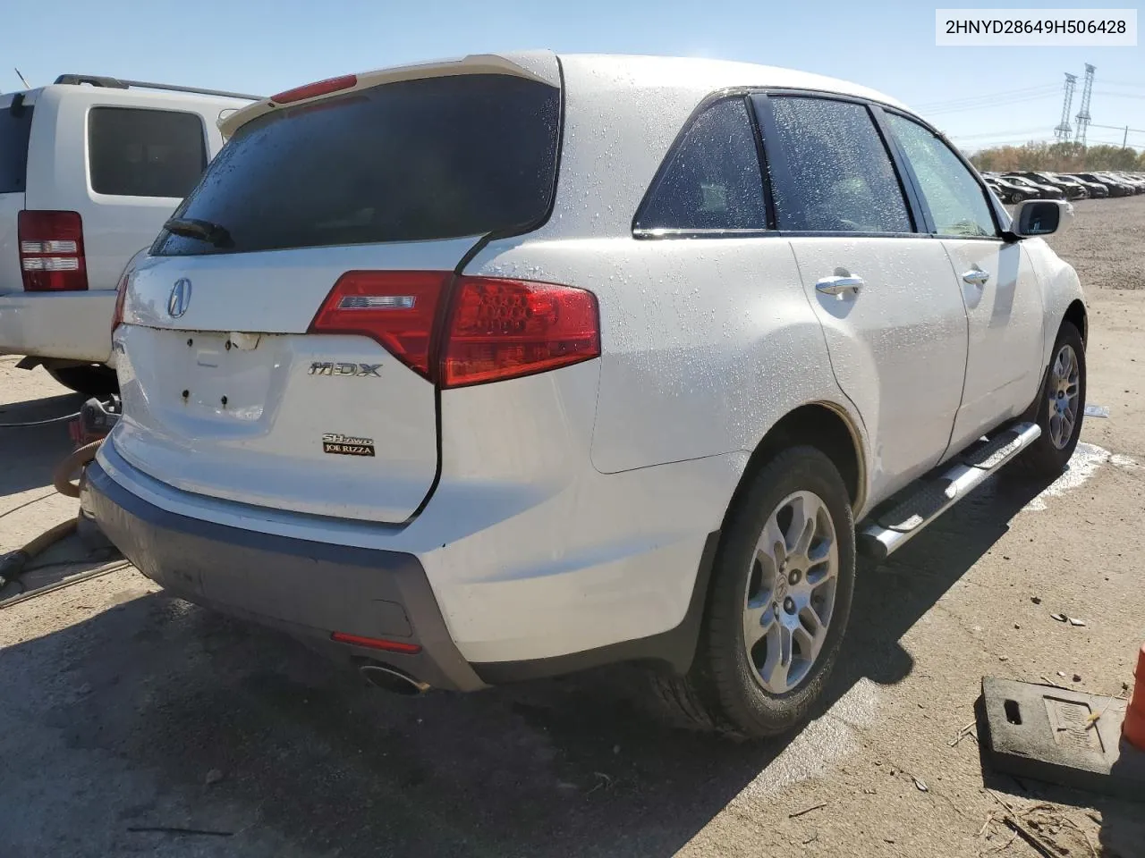 2009 Acura Mdx Technology VIN: 2HNYD28649H506428 Lot: 76557884