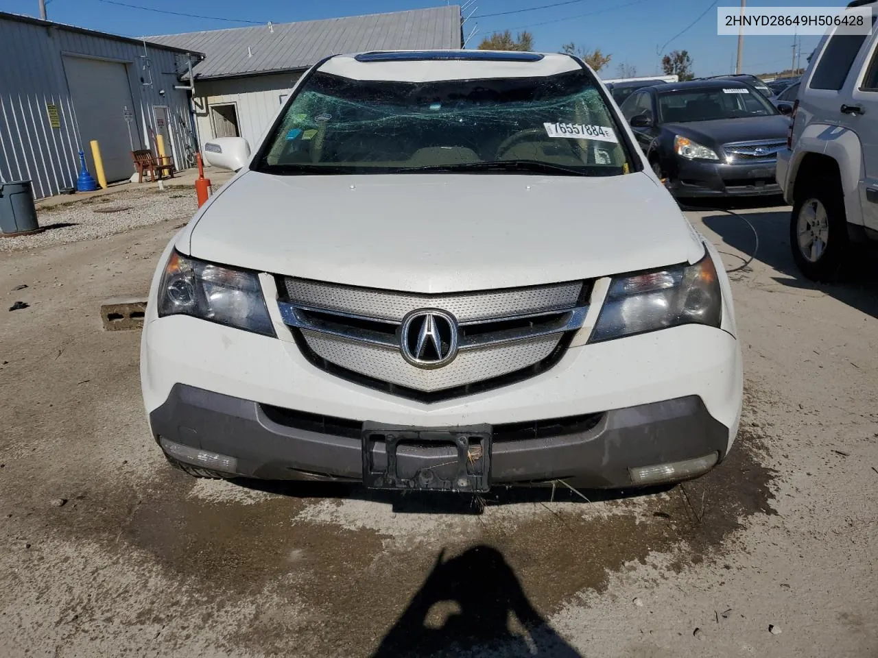 2009 Acura Mdx Technology VIN: 2HNYD28649H506428 Lot: 76557884