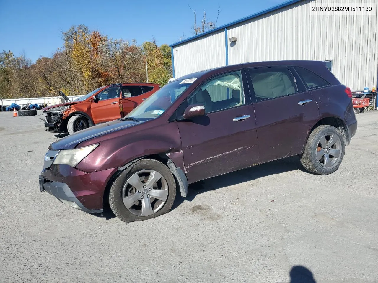 2009 Acura Mdx Sport VIN: 2HNYD28829H511130 Lot: 76922204