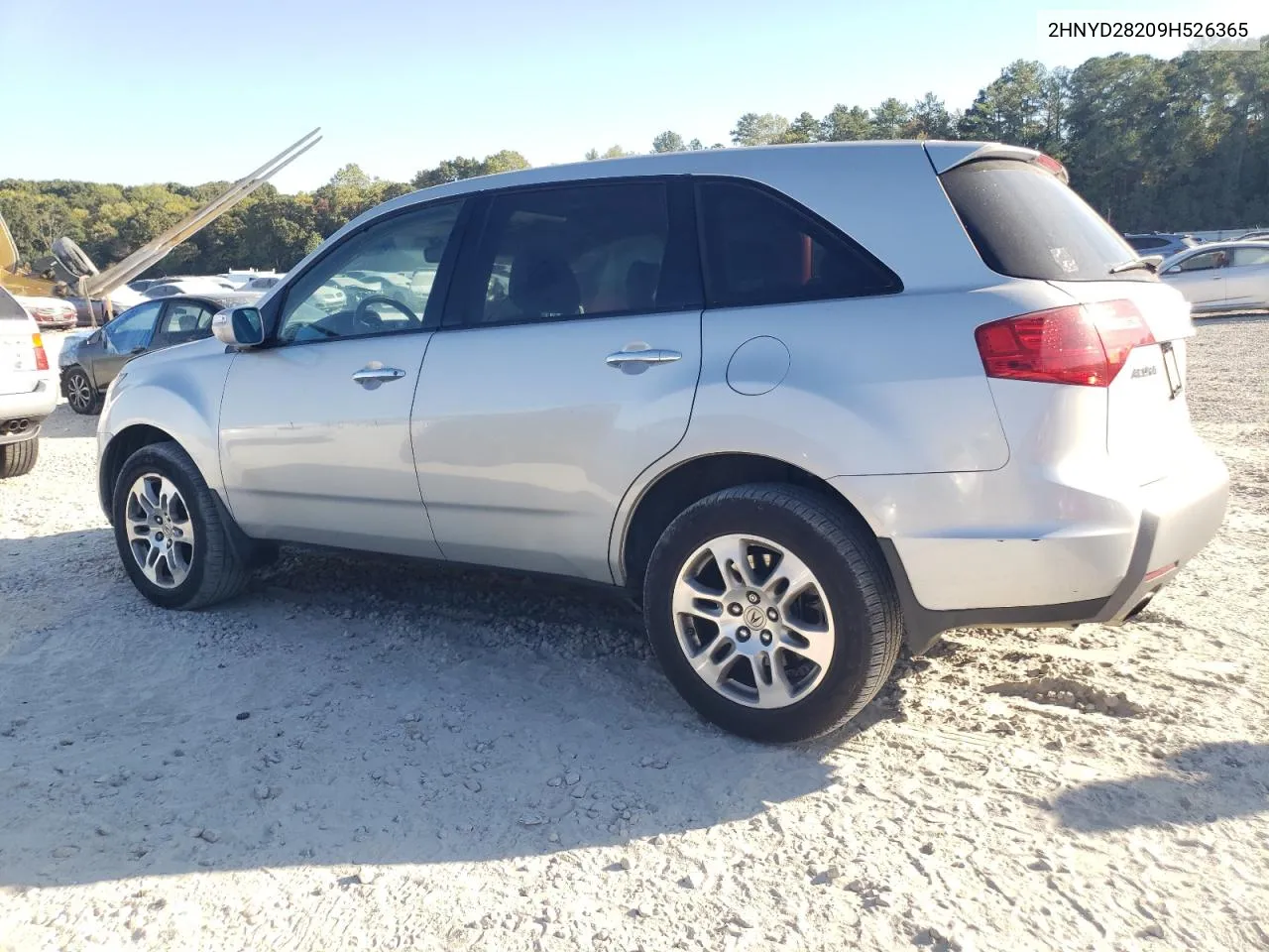 2009 Acura Mdx VIN: 2HNYD28209H526365 Lot: 77743134