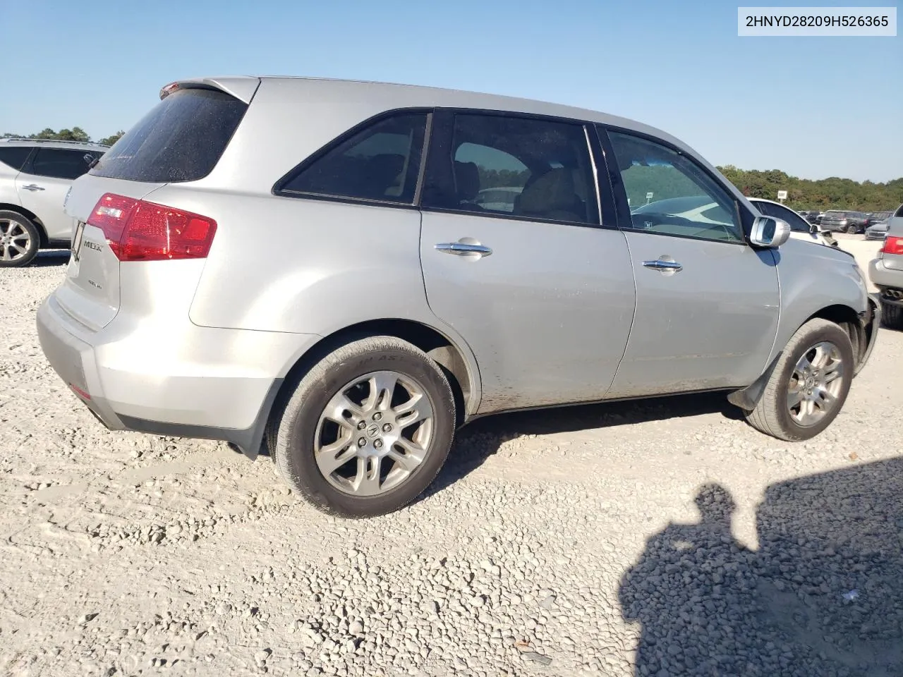 2009 Acura Mdx VIN: 2HNYD28209H526365 Lot: 77743134