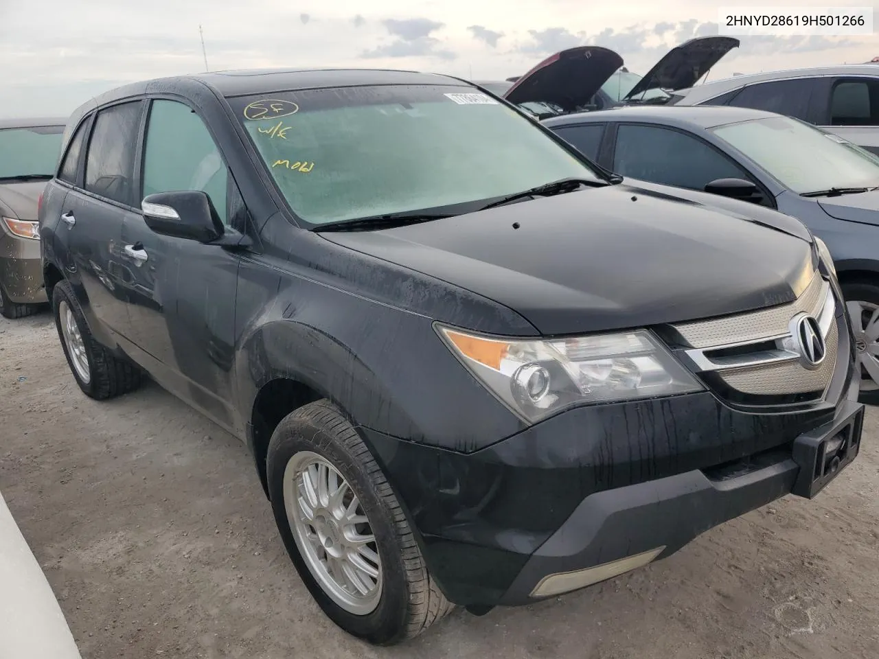 2009 Acura Mdx Technology VIN: 2HNYD28619H501266 Lot: 77864104