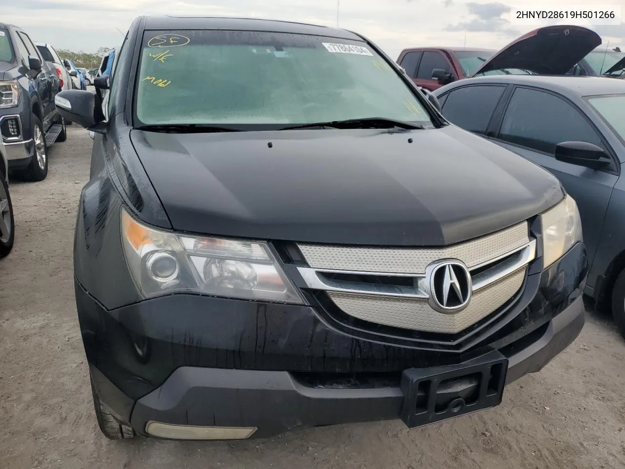 2009 Acura Mdx Technology VIN: 2HNYD28619H501266 Lot: 77864104